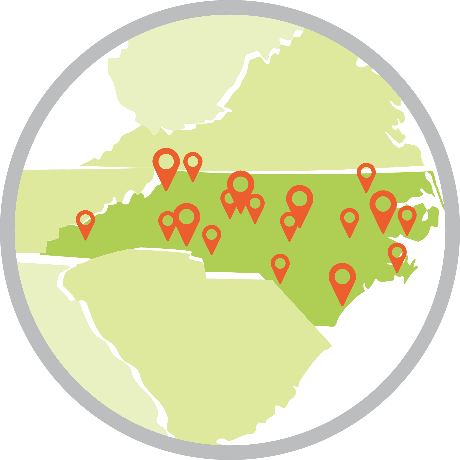 North Carolina Map